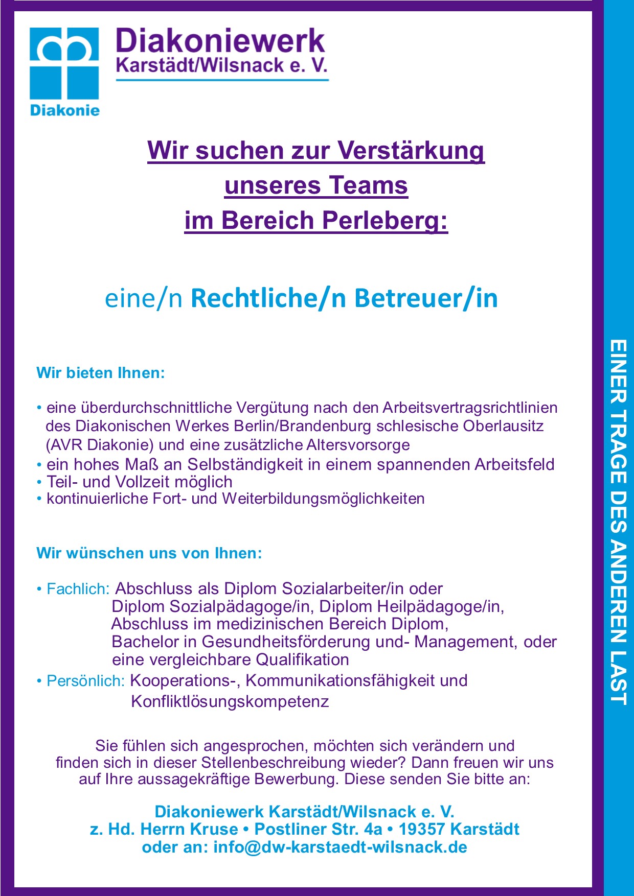 Karriere - Diakoniewerk Karstädt-Wilsnack e.V.
